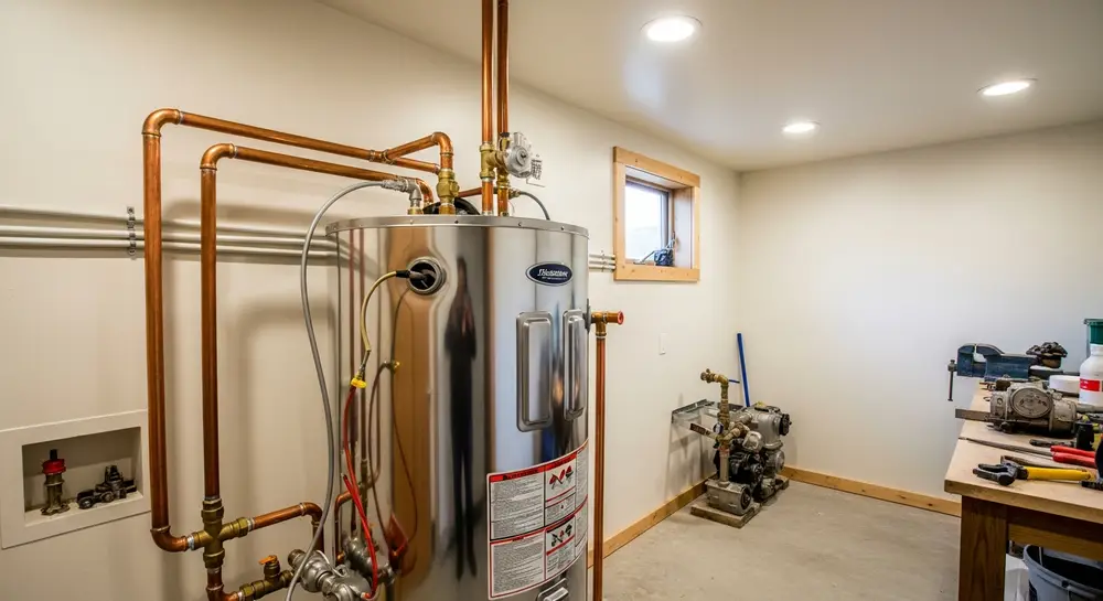 New water heater installation by Hamilton Plumbing